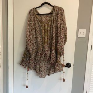 Poupette St. Barth Coverup Poncho Bobo one size